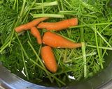 にんじんの葉のかき揚げ作り方2写真