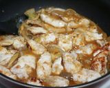 鶏肉で！チキンストロガノフ風作り方6写真