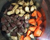 鹿肉の煮物作り方1写真