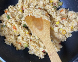 簡単炒飯とフカヒレスープ&サラダ作り方6写真