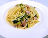 簡単！ほうれん草とアスパラベーコンパスタ作り方4写真