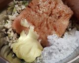 焼き！まいたけネギ団子作り方2写真