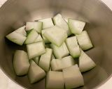 鶏団子入り♡とろとろ冬瓜スープ作り方3写真