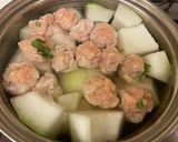 鶏団子入り♡とろとろ冬瓜スープ作り方7写真