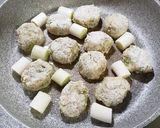 焼き！まいたけネギ団子作り方5写真