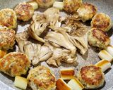 焼き！まいたけネギ団子作り方10写真