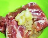 豚肉つまみ作り方1写真