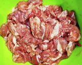 豚肉つまみ作り方2写真