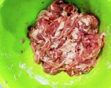 豚肉つまみ作り方4写真