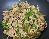 豚肉とピーマンの炒め物作り方4写真