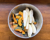 豚肉と秋野菜の塩糀オイスターソース炒め作り方5写真