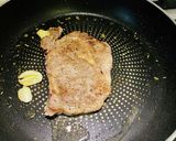 ちょっと贅沢な焼きうどん&ビーフステーキ作り方7写真