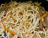 ちょっと贅沢な焼きうどん&ビーフステーキ作り方14写真
