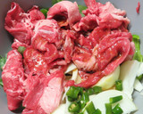 漬け込み牛肉と野菜の炒め煮☆プルコギ風作り方3写真