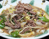 漬け込み牛肉と野菜の炒め煮☆プルコギ風作り方9写真