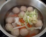 冷凍の鶏肉団子で！ほっこりスープ２種作り方4写真