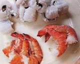 松茸の土瓶蒸し(松茸の処理、鱧、海老)作り方5写真