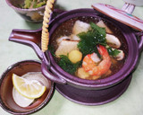 松茸の土瓶蒸し(松茸の処理、鱧、海老)作り方16写真