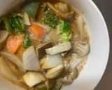 肉無チクワ洋風クリーミーキムチ味野菜炒め作り方13写真