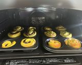 抹茶のロールパン　ホワイトチョコ&あんこ作り方9写真