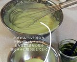 アングレーズ+Wチョコ入り*お抹茶ムース作り方15写真