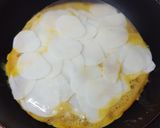 納豆とたまごのライスペーパーお好み焼き作り方4写真
