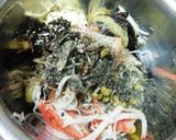 なすとコーンとカニカマの味噌マヨ和え作り方3写真