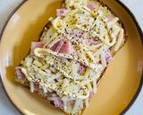 朝食ランチ♡ベーコンエッグチーズトースト作り方3写真
