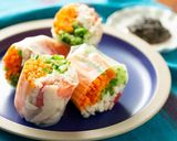 生春巻き～黒ごまだれ～作り方6写真