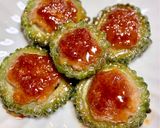 簡単！苦くない！ゴーヤの肉詰め照り焼き作り方7写真