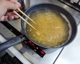 菜の花のワンパンスープパスタ作り方2写真