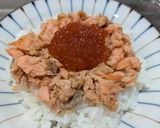 鮭といくらの親子丼作り方3写真