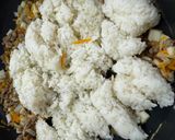 しっかり下味ひき肉のチャーハン作り方7写真