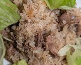 簡単 牛肉・生姜・レタスの和風ピラフ炊飯作り方7写真