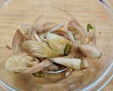 茗荷と青唐辛子の醤油和え作り方3写真