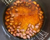 豆浸水無し電気圧力鍋醤油豆おこわに煮物作り方6写真