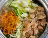 塩蔵生わかめ鍋!作り方4写真
