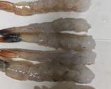 素麺とさつま芋衣のパリパリ海老揚げ作り方3写真