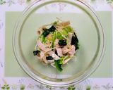 節約簡単夕飯もやしと小松菜顆粒ポン酢ナムル副菜作り方5写真