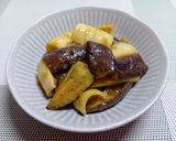塩麹なすと真竹のピリ辛甘味噌炒め作り方6写真