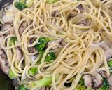 鯖缶とブロッコリーの柚子胡椒パスタ作り方6写真