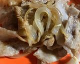 簡単　新玉ねぎで豚の生姜焼き作り方15写真
