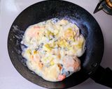 肉団子とたっぷり野菜のクリーム煮作り方16写真
