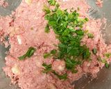 お弁当用☆お麩でかさましシソ入り豚つくね作り方3写真
