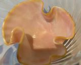 お弁当のおかず　ハム卵　レンジでチン作り方1写真