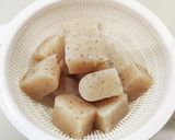 簡単！鶏肉とこんにゃくのごま味噌絡め♪作り方2写真