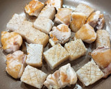 簡単！鶏肉とこんにゃくのごま味噌絡め♪作り方4写真