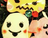簡単♪カービィとハロウィンキャラ弁当★作り方2写真