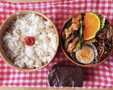 お弁当★辛旨♪豚バラ＆小松菜オリジ○風作り方12写真