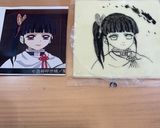 栗花落カナヲ　キャラ弁　オブアート作り方3写真
